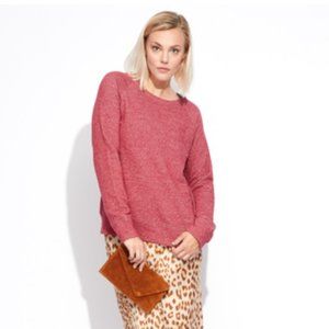 PACT Scarlet French Terry Slouchy Sweatshirt S